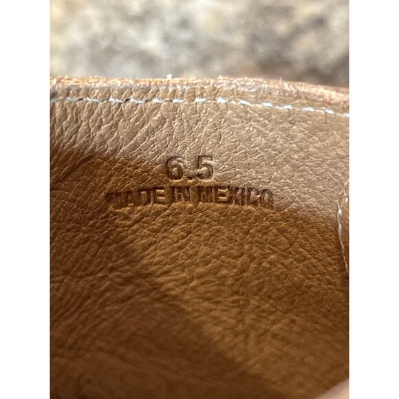 Bed Stu Ida Womens Brown Leather Hook and Loop Heeled Bootie Boots Size 6.5 Shoe - Picture 10 of 11